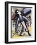 Davos Figur-Ernst Ludwig Kirchner-Framed Giclee Print