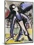 Davos Figur-Ernst Ludwig Kirchner-Mounted Giclee Print