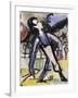 Davos Figur-Ernst Ludwig Kirchner-Framed Giclee Print