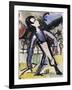 Davos Figur-Ernst Ludwig Kirchner-Framed Giclee Print