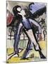 Davos Figur-Ernst Ludwig Kirchner-Mounted Giclee Print