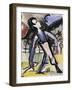 Davos Figur-Ernst Ludwig Kirchner-Framed Giclee Print