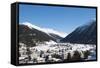 Davos, Graubunden, Swiss Alps, Switzerland, Europe-Christian Kober-Framed Stretched Canvas