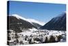 Davos, Graubunden, Swiss Alps, Switzerland, Europe-Christian Kober-Stretched Canvas