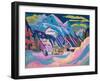 Davos in Winter, 1923-Ernst Ludwig Kirchner-Framed Giclee Print