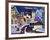 Davos-Platz Railway Station; Davos-Platz Am Banhof, 1931-Ernst Ludwig Kirchner-Framed Giclee Print