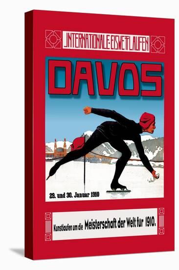 Davos Skater-Walther Koch-Stretched Canvas