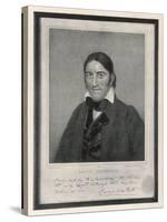 Davy Crockett American Backwoodsman Hunter Magistrate and Legislator-S.s. Osgood-Stretched Canvas