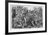 Davy Crockett Davy Crockett Dies at the Alamo-null-Framed Photographic Print