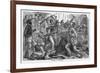 Davy Crockett Davy Crockett Dies at the Alamo-null-Framed Photographic Print