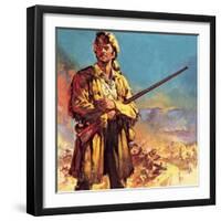 Davy Crockett: Hero of the Alamo-James Edwin Mcconnell-Framed Giclee Print