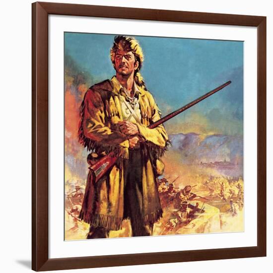 Davy Crockett: Hero of the Alamo-James Edwin Mcconnell-Framed Giclee Print