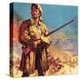 Davy Crockett: Hero of the Alamo-James Edwin Mcconnell-Stretched Canvas