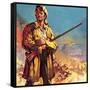 Davy Crockett: Hero of the Alamo-James Edwin Mcconnell-Framed Stretched Canvas