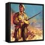 Davy Crockett: Hero of the Alamo-James Edwin Mcconnell-Framed Stretched Canvas