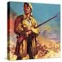 Davy Crockett: Hero of the Alamo-James Edwin Mcconnell-Stretched Canvas