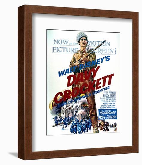 Davy Crockett: King of the Wild Frontier - Movie Poster Reproduction-null-Framed Photo