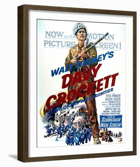 Davy Crockett: King of the Wild Frontier - Movie Poster Reproduction-null-Framed Photo