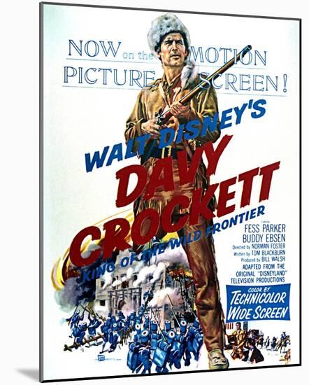 Davy Crockett: King of the Wild Frontier - Movie Poster Reproduction-null-Mounted Photo