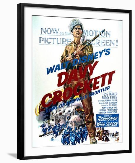 Davy Crockett: King of the Wild Frontier - Movie Poster Reproduction-null-Framed Photo