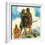 Davy Crockett-English School-Framed Giclee Print