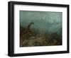 Davy Jones's Locker, C.1870-1920 (Oil on Canvas)-William Lionel Wyllie-Framed Giclee Print