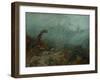 Davy Jones's Locker, C.1870-1920 (Oil on Canvas)-William Lionel Wyllie-Framed Giclee Print