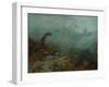 Davy Jones's Locker, C.1870-1920 (Oil on Canvas)-William Lionel Wyllie-Framed Giclee Print