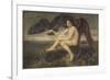 Dawn, 1871 (Oil on Canvas)-Simeon Solomon-Framed Giclee Print