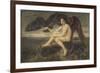 Dawn, 1871 (Oil on Canvas)-Simeon Solomon-Framed Giclee Print