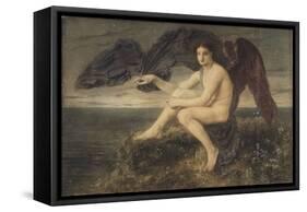 Dawn, 1871 (Oil on Canvas)-Simeon Solomon-Framed Stretched Canvas