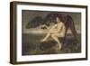 Dawn, 1871 (Oil on Canvas)-Simeon Solomon-Framed Giclee Print