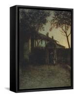 Dawn, 1891-Angelo Morbelli-Framed Stretched Canvas