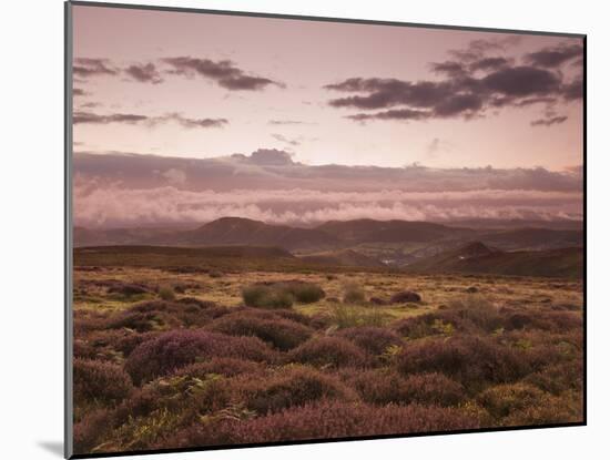 Dawn Above the Clouds on the Long Mynd Near Church Stretton, Shropshire, England, UK, Europe-Ian Egner-Mounted Photographic Print