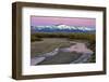 Dawn along the Teton River with Ear Mountain in background near Choteau, Montana, USA-Chuck Haney-Framed Photographic Print