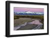 Dawn along the Teton River with Ear Mountain in background near Choteau, Montana, USA-Chuck Haney-Framed Photographic Print