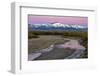 Dawn along the Teton River with Ear Mountain in background near Choteau, Montana, USA-Chuck Haney-Framed Photographic Print