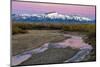 Dawn along the Teton River with Ear Mountain in background near Choteau, Montana, USA-Chuck Haney-Mounted Photographic Print