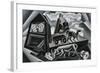 Dawn and Sunset on the Alps (Ploughing)-Fortunato Depero-Framed Giclee Print