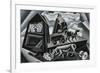 Dawn and Sunset on the Alps (Ploughing)-Fortunato Depero-Framed Giclee Print