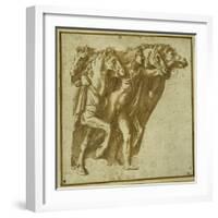 Dawn: Apollo with the Horses of the Sun-Giulio Romano-Framed Giclee Print