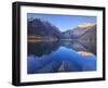 Dawn at Convict Lake in the Fall before the Fisherman Get on the Lake in California.-Miles Morgan-Framed Photographic Print