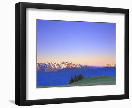 Dawn at Hurricane Hill, Olympic National Park, Washington, USA-Rob Tilley-Framed Photographic Print