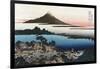 Dawn at Isawa in Kai Province-Katsushika Hokusai-Framed Art Print