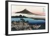 Dawn at Isawa in Kai Province-Katsushika Hokusai-Framed Art Print