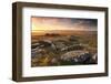 Dawn at Littaford Tor, Dartmoor, Devon, England. Autumn-Adam Burton-Framed Photographic Print