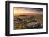 Dawn at Littaford Tor, Dartmoor, Devon, England. Autumn-Adam Burton-Framed Photographic Print