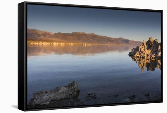 Dawn at Mono Lake, California, United States of America, North America-Jean Brooks-Framed Stretched Canvas