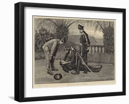 Dawn at Monte Carlo-null-Framed Giclee Print