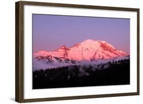 Dawn at Mount Rainier-Douglas Taylor-Framed Photographic Print